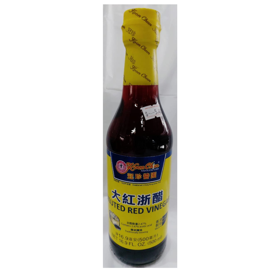 VINAGRE ROJO BOTELLA DE VIDRIO 500 ML