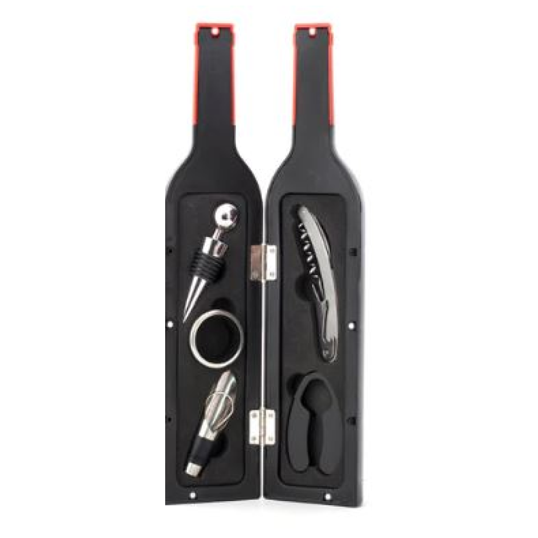 ESTUCHE DE ACCESORIOS PARA BOTELLAS DE VINOS