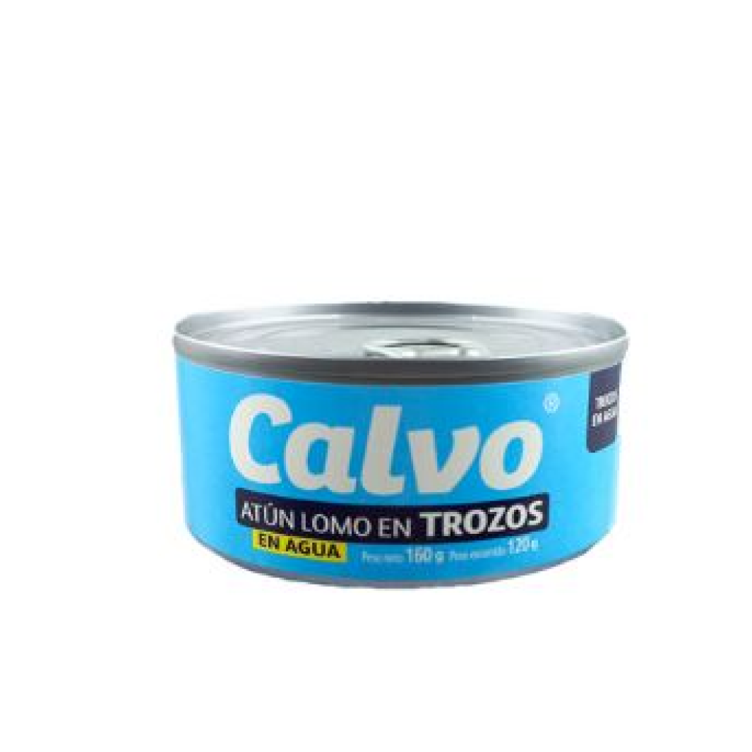 ATUN EN AGUA CALVO LATA 160GR