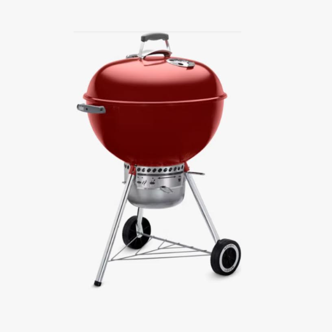 BARBACOA DE CARBON ORIGINAL KETTLE PREMIUM ROJA 22 "