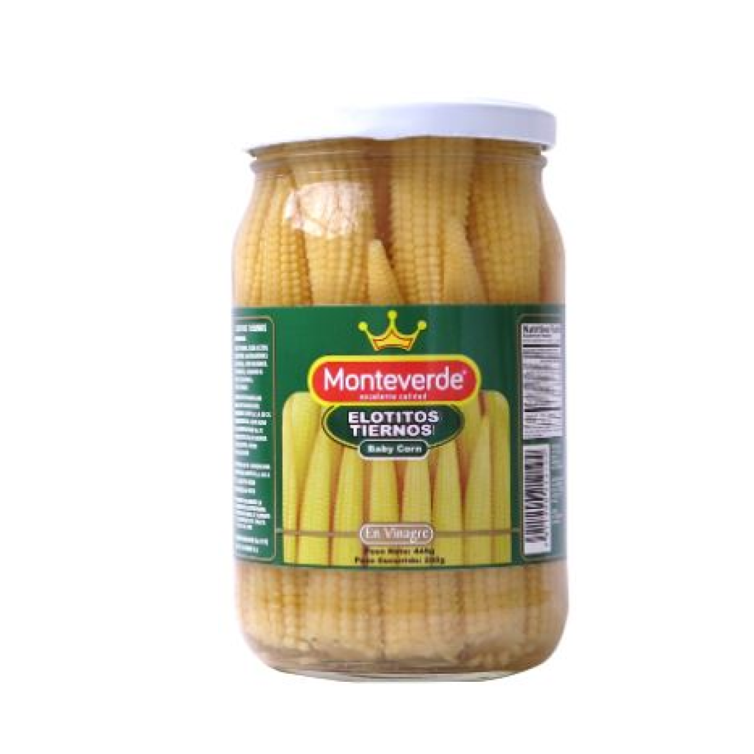 ELOTITOS TIERNOS BABY CORN 220 GRAMOS