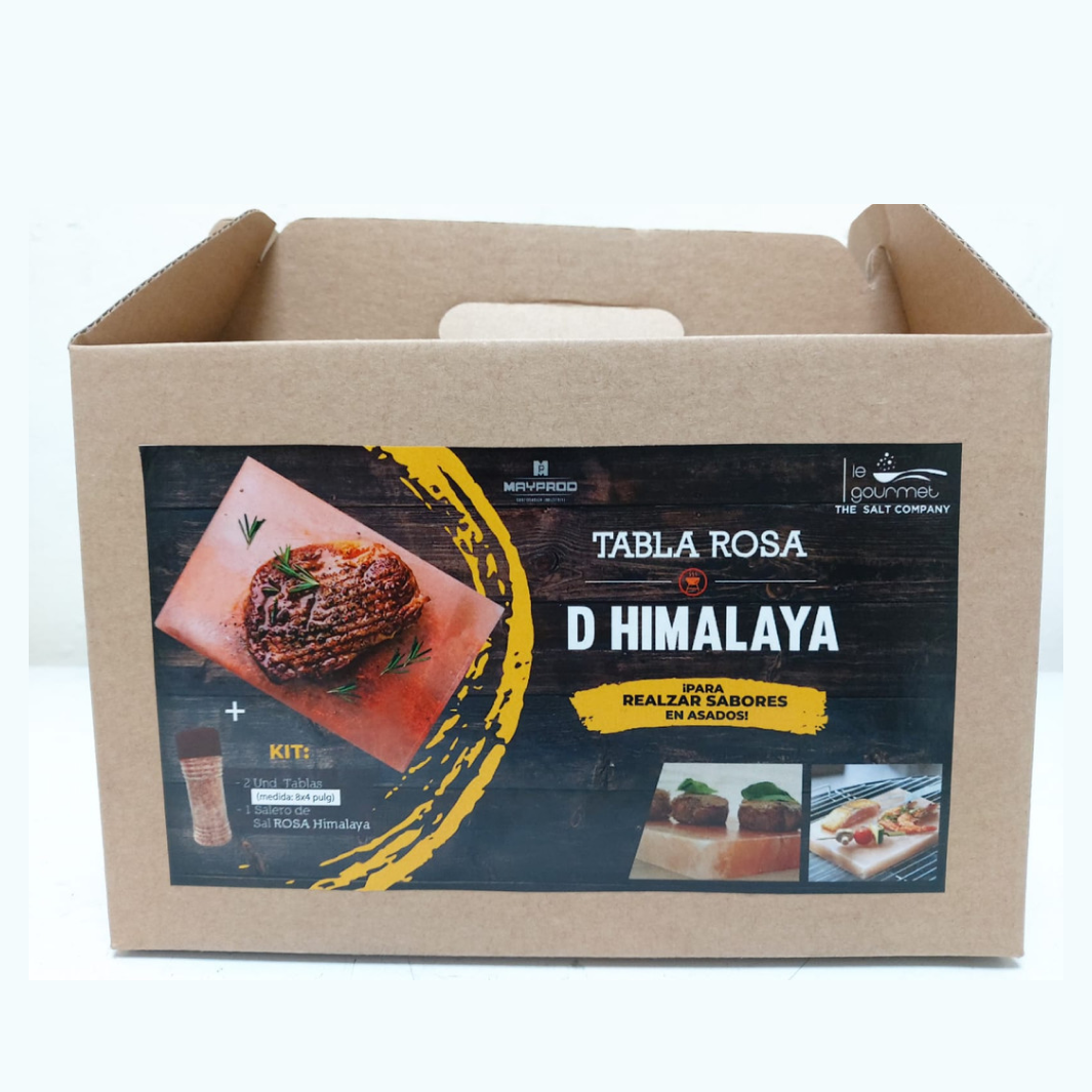 KITS DE TABLAS PARRILLERA SAL HIMALAYA 8 X 4 "