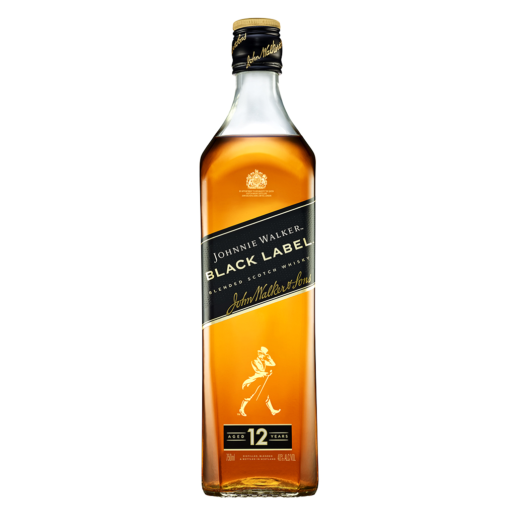 Whisky JOHNNIE WALKER BLACK LABEL BOTELLA