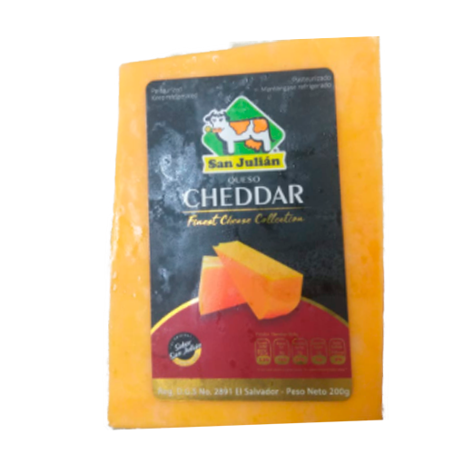 QUESO CHEDDAR ENTERO 200 GRAMOS