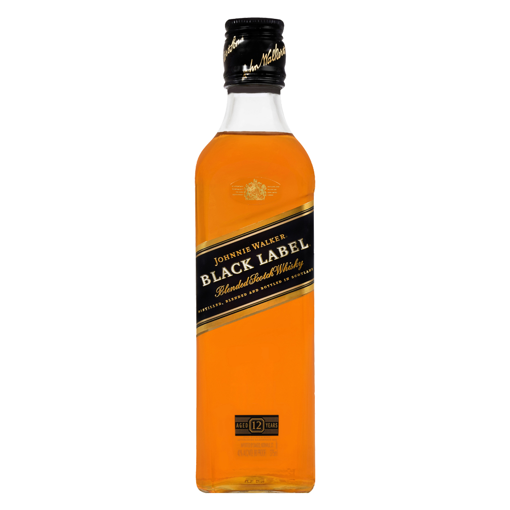 Whisky JOHNNIE WALKER BLACK LABEL 1/2 BOTELLA