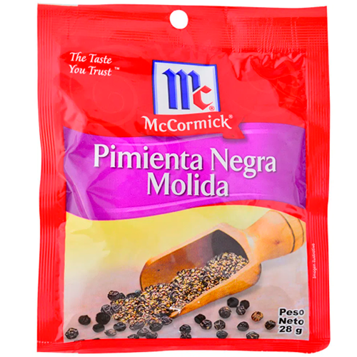 PIMIENTA NEGRA MOLIDA MC CORMICK